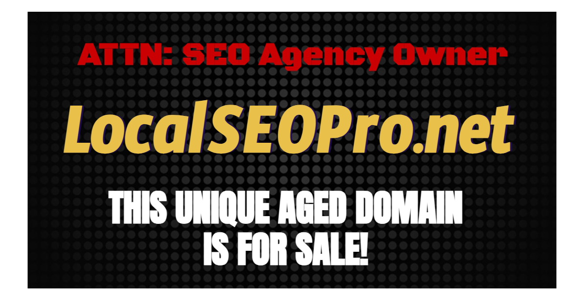 LocalSEOProForsale